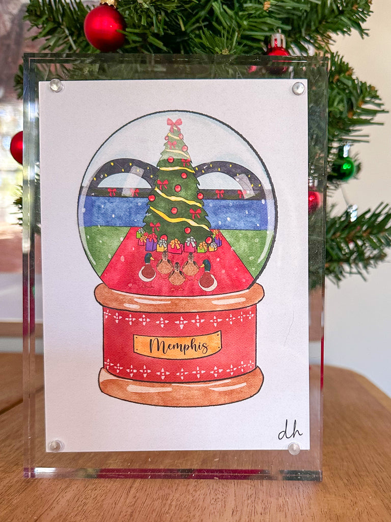 Framed Memphis Snowglobe Prints