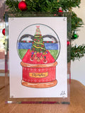 Framed Memphis Snowglobe Prints