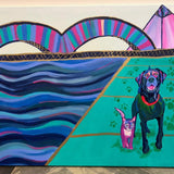 Walking in Memphis with Finn