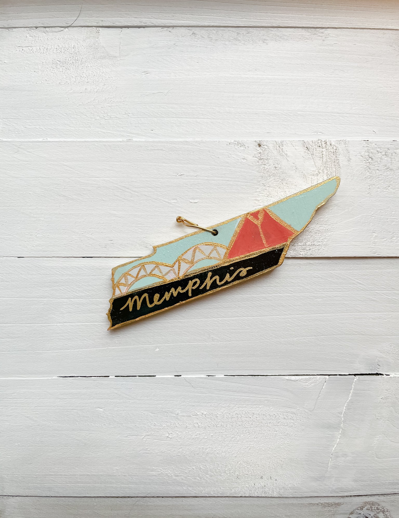 Hand Painted Tennessee Ornament
