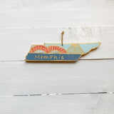 Hand Painted Tennessee Ornament