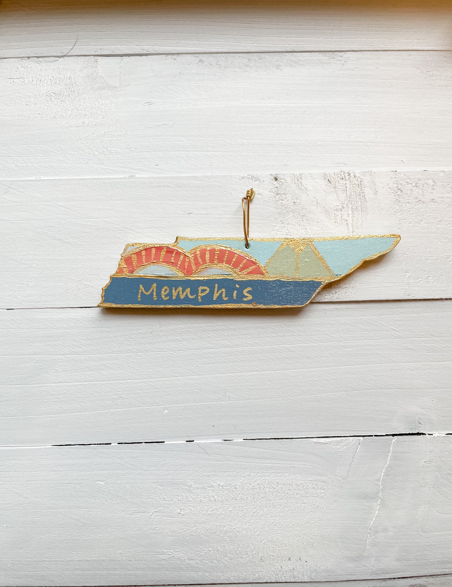 Hand Painted Tennessee Ornament