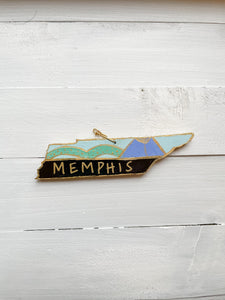 Hand Painted Tennessee Ornament
