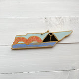 Hand Painted Tennessee Ornament