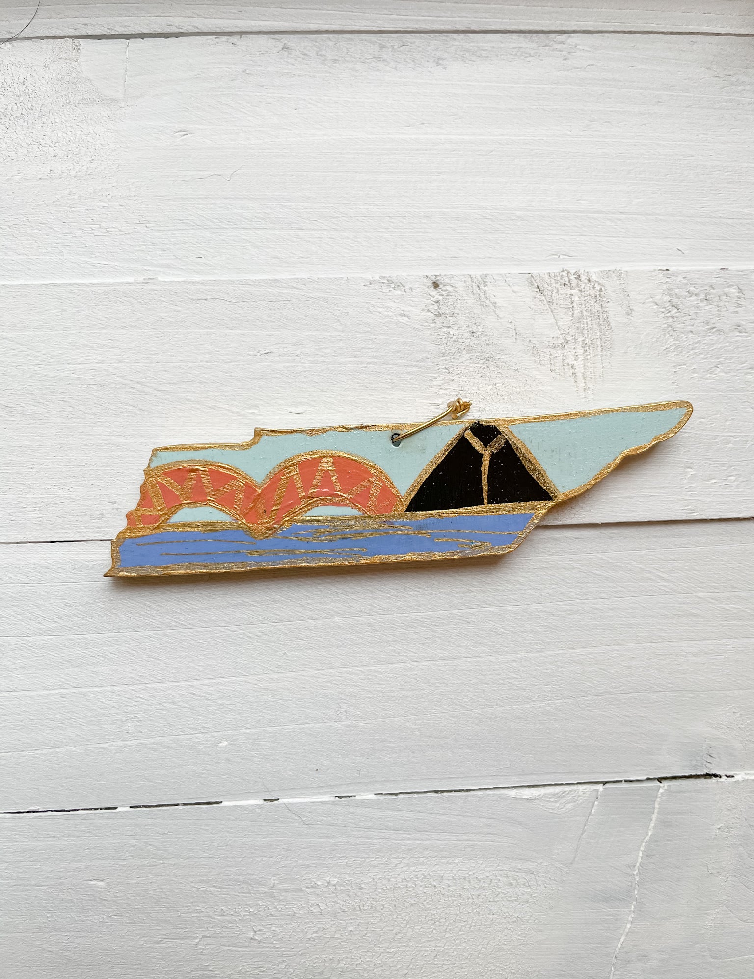 Hand Painted Tennessee Ornament