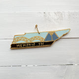 Hand Painted Tennessee Ornament