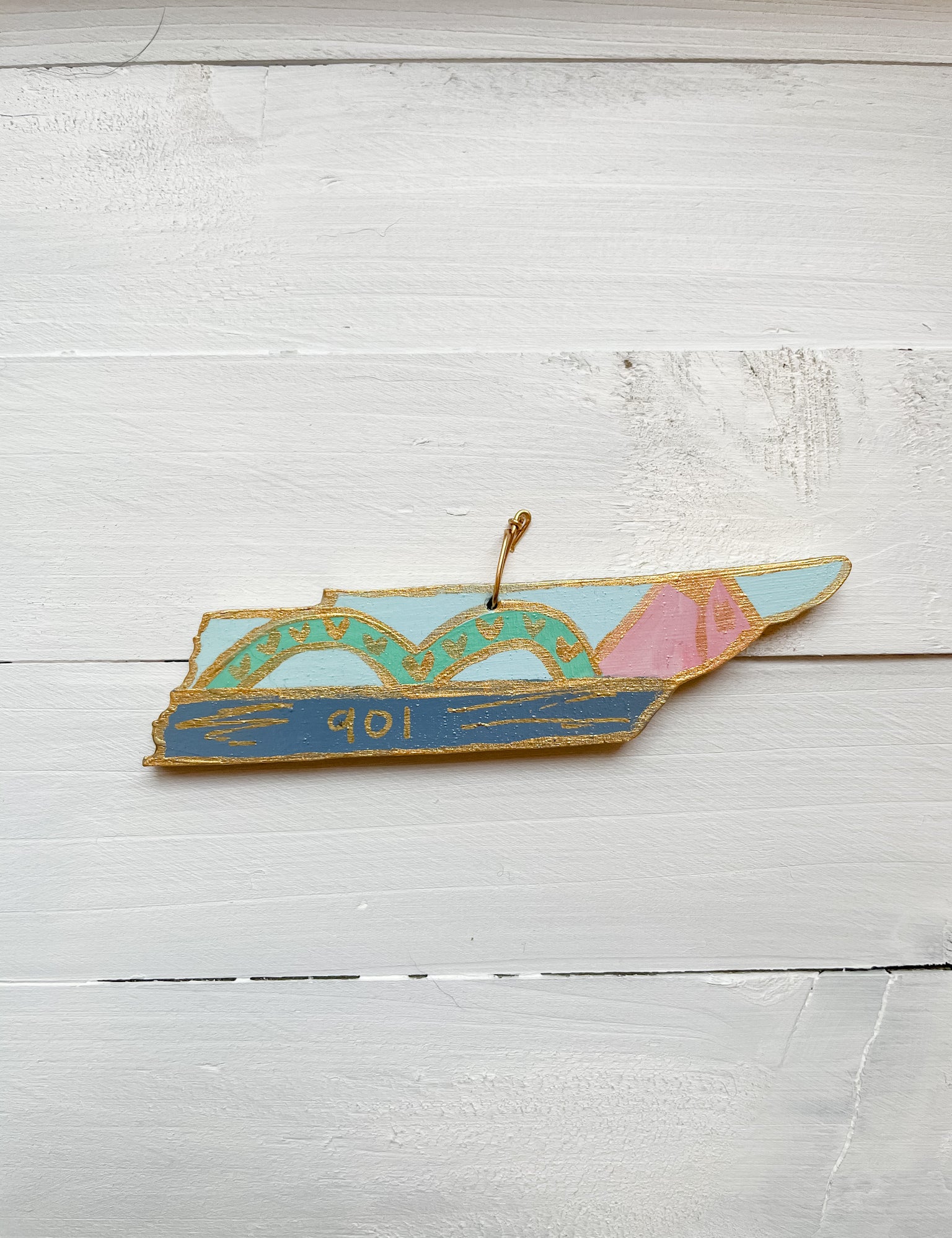 Hand Painted Tennessee Ornament
