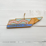 Hand Painted Tennessee Ornament
