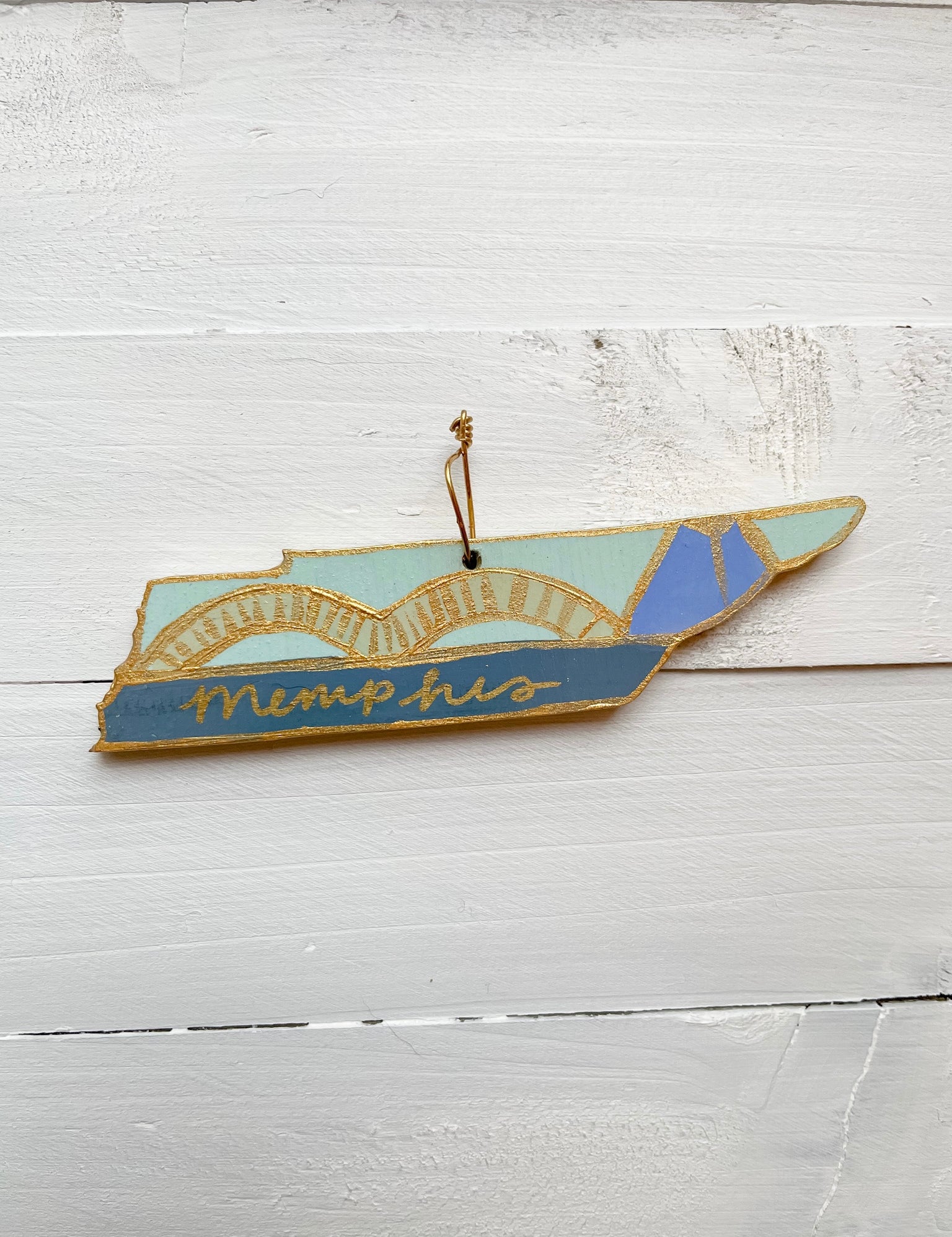 Hand Painted Tennessee Ornament