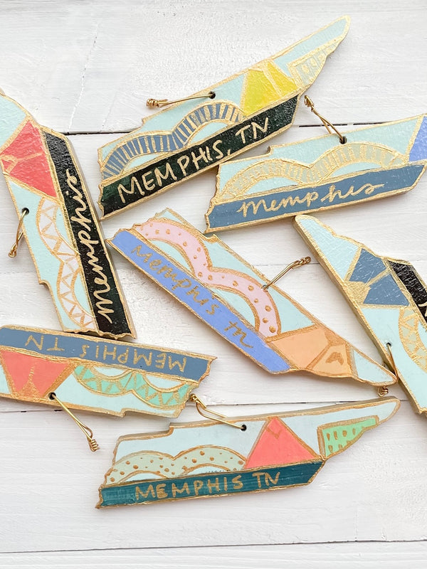Hand Painted Tennessee Ornament