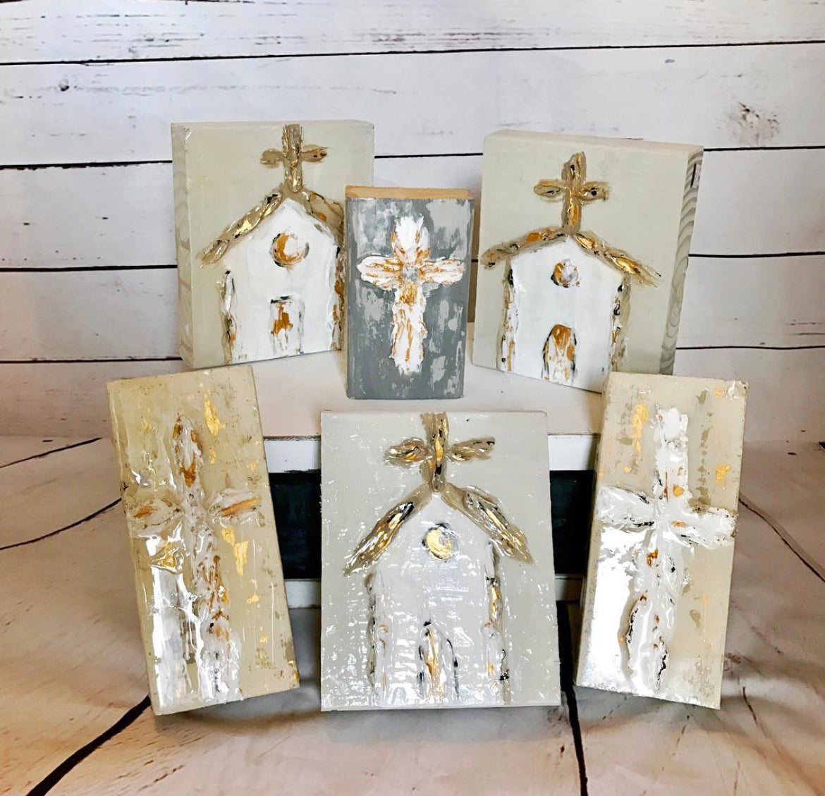 Wooden Painted Crosses