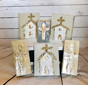 Wooden Painted Crosses