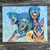 Dog family commission
