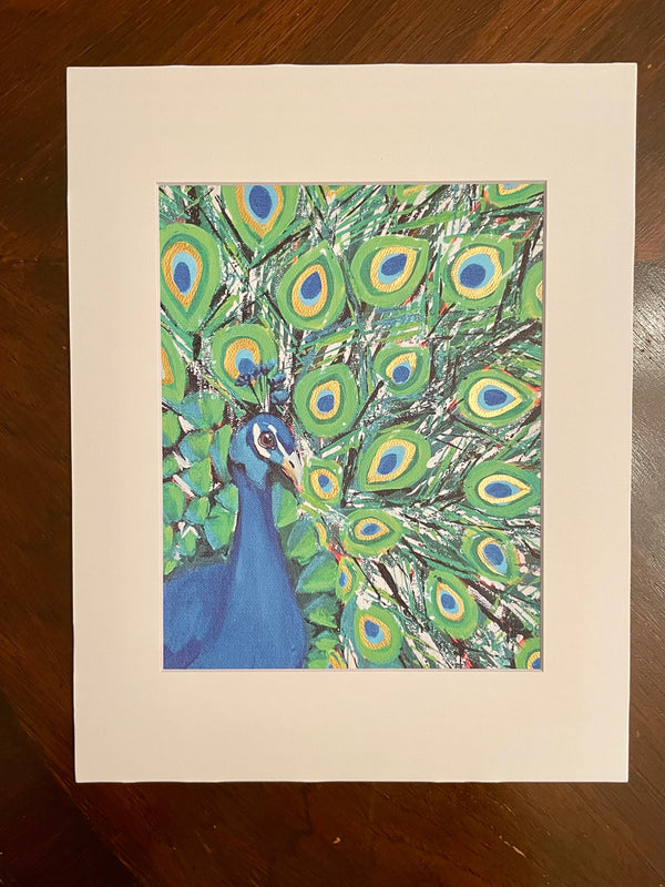 Peacock print