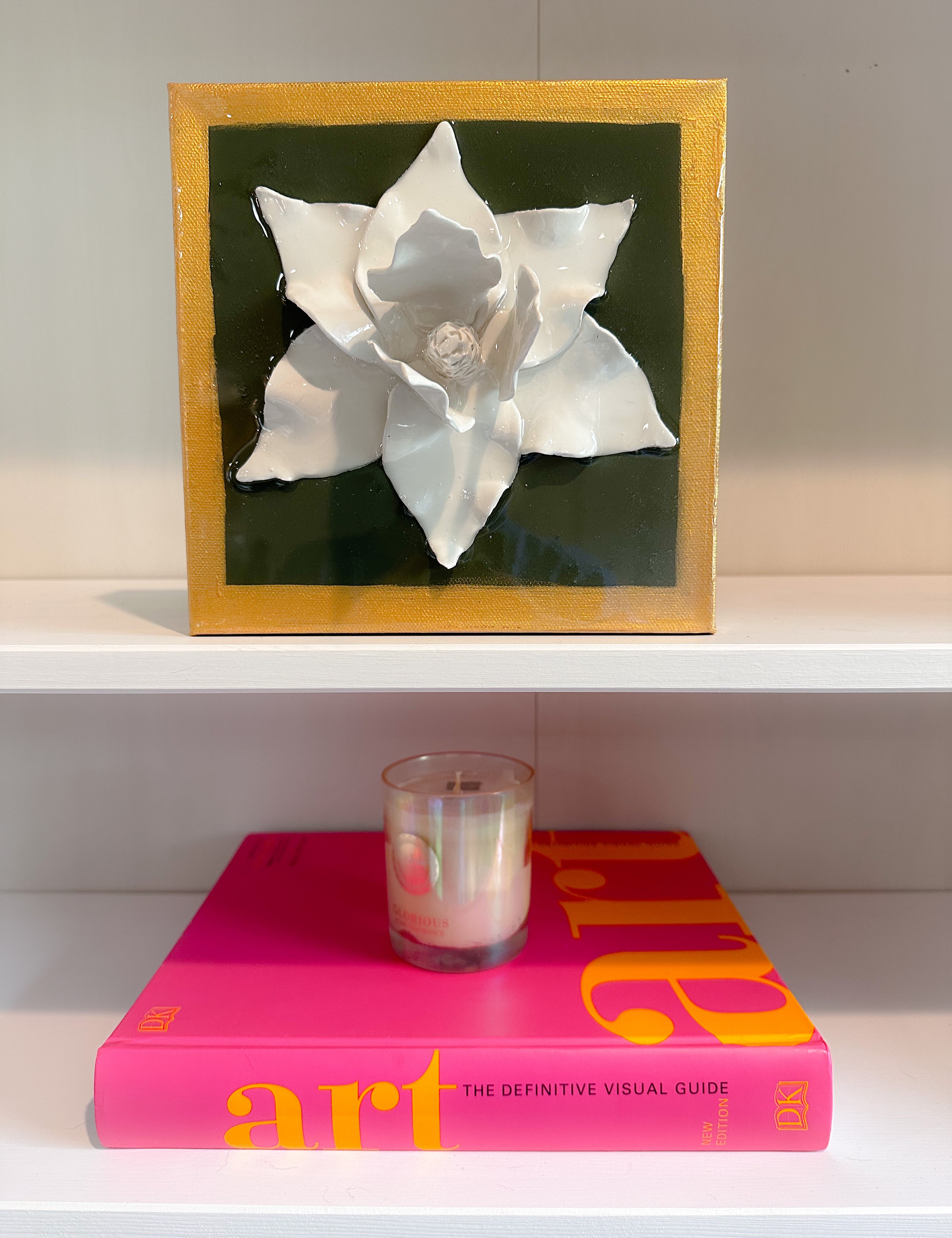 Magnolia Flower in Olive