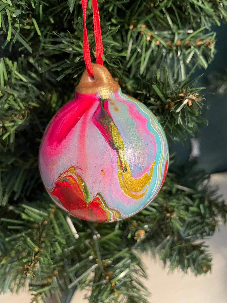 Hydro dipped ornament 5