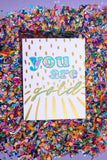 You are Gold Stationery Set