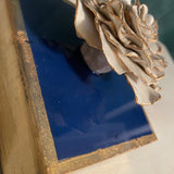 Bare Clothed -Memphis blue and gold