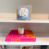 French Blue and White Rose