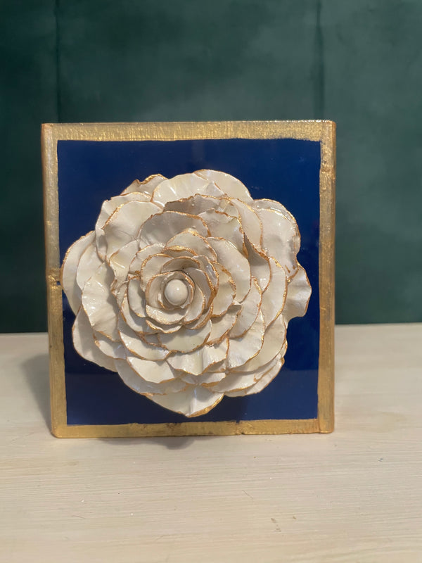 Bare Clothed -Memphis blue and gold