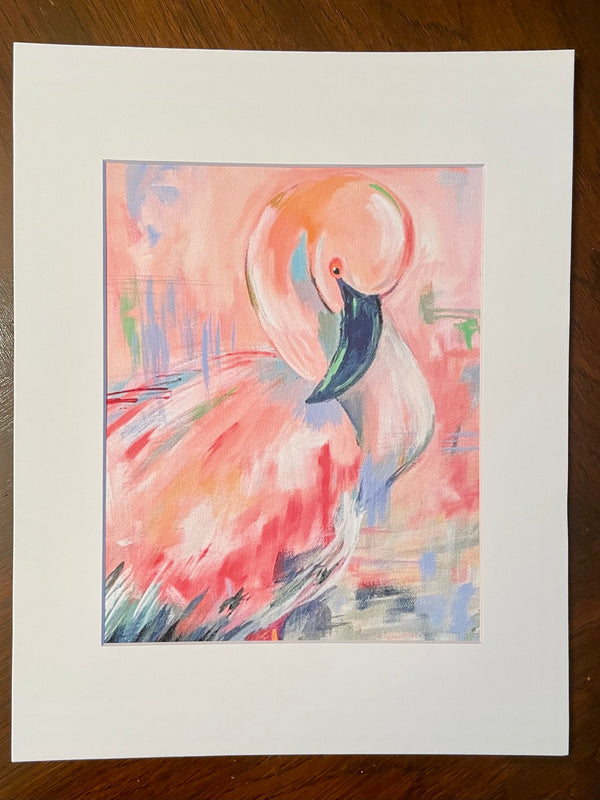 Flamingo Print