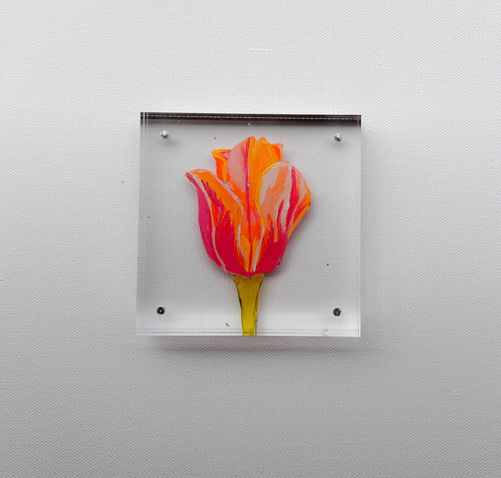 Mini Tulip Acrylic Painting