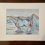 Horses print