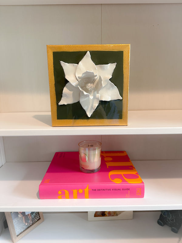 Magnolia Flower in Olive